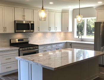 kitchen after a remodel