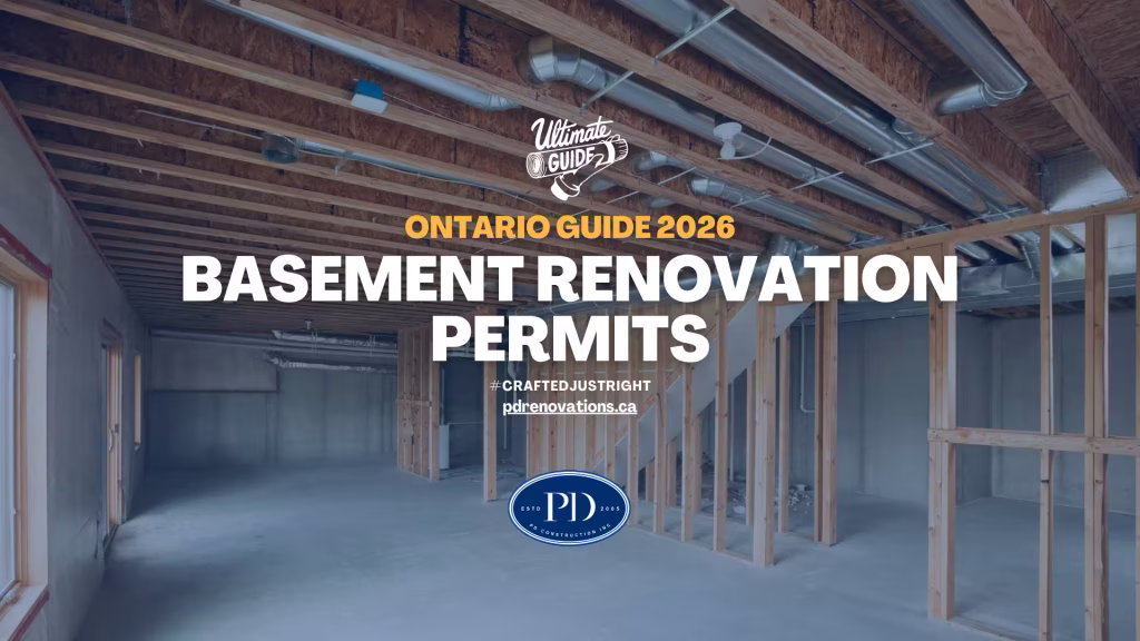 Basement Renovation Permits Ontario Guide 2026